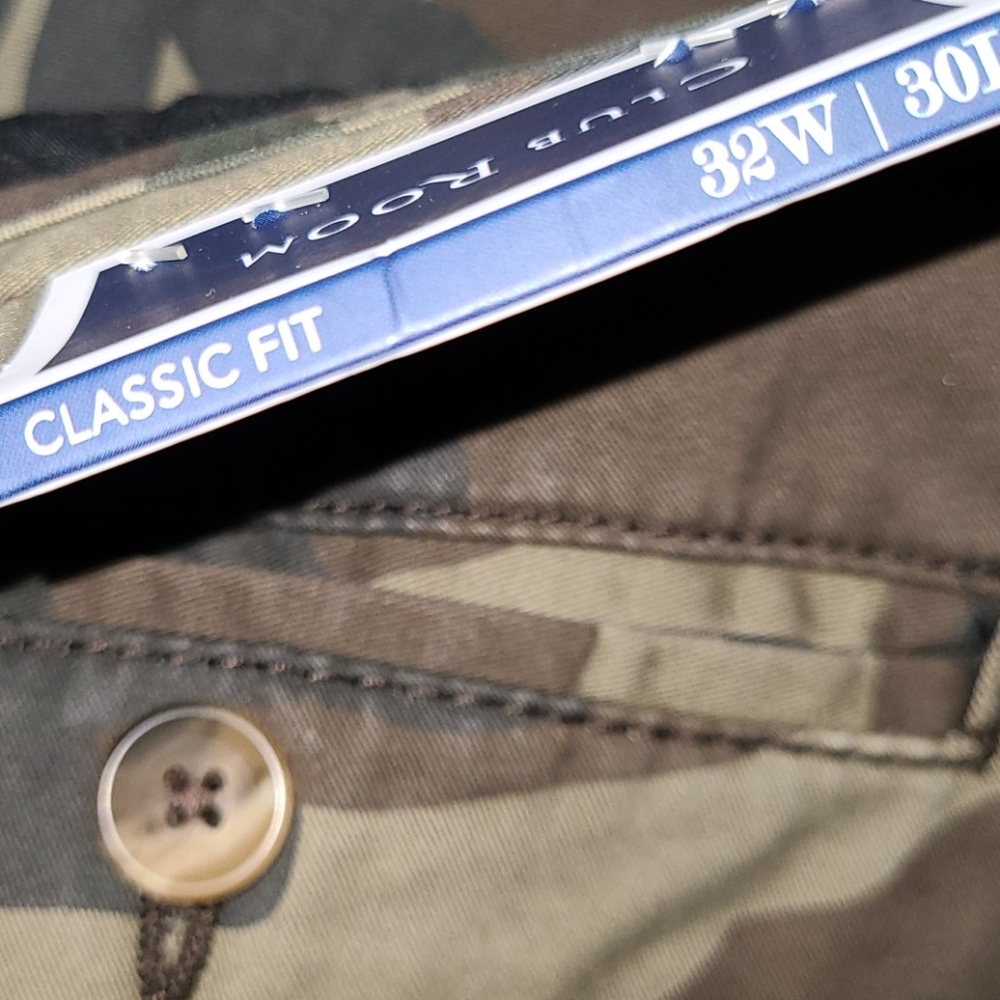 Club Room 32x30 bulldog camo pants - Picture 13 of 16